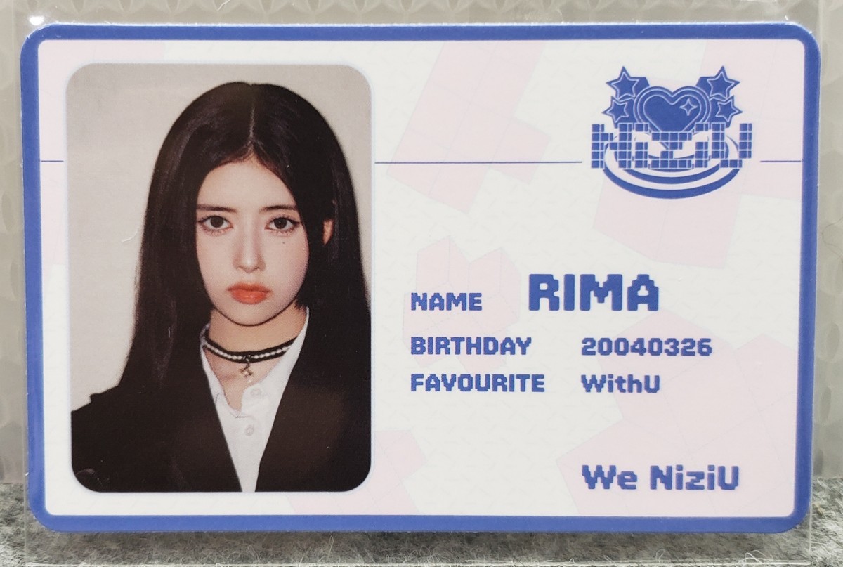 NiziU マユカ 通常盤トレカ・IDカード 3枚セット 韓国Debut『Press