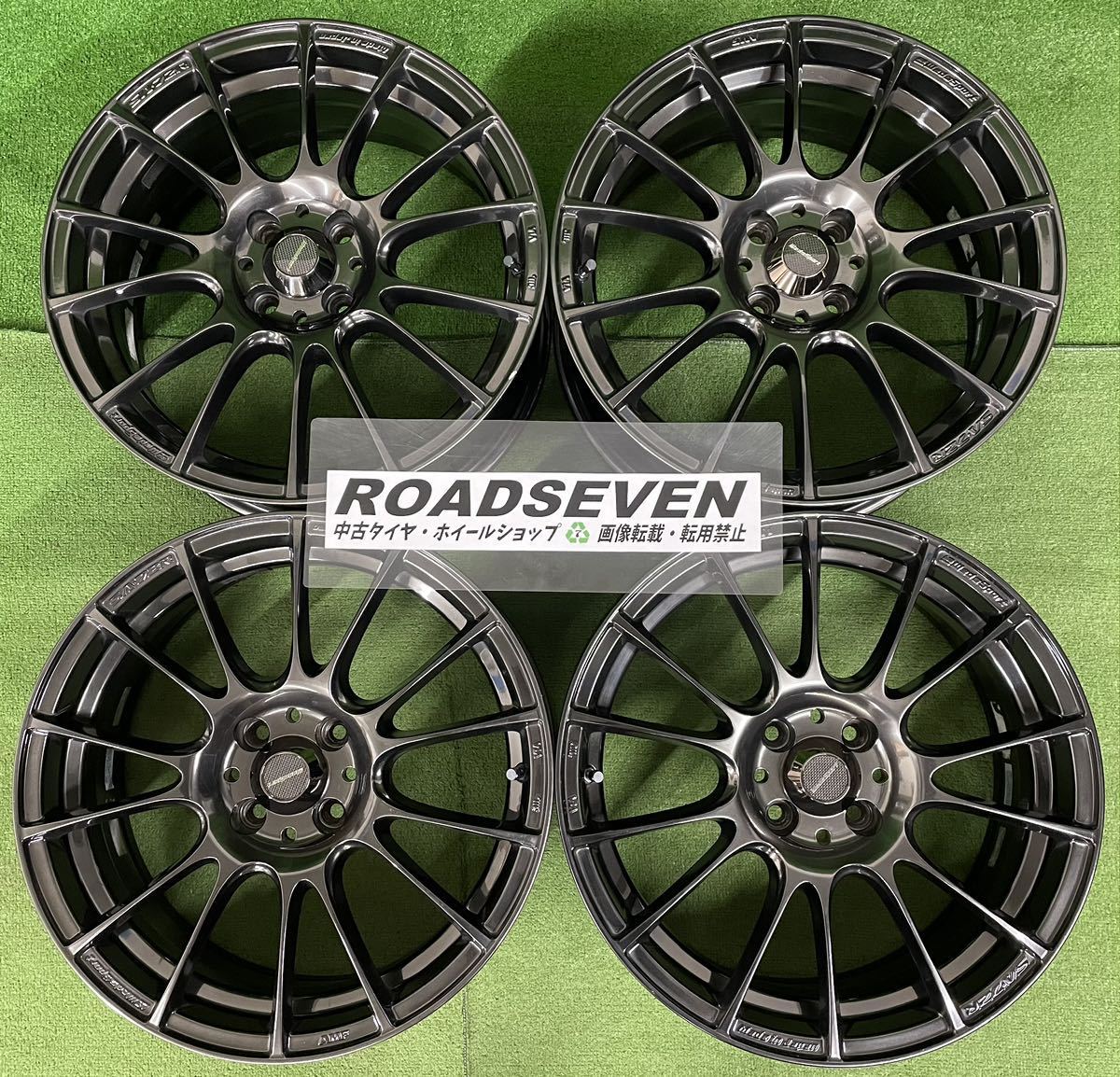 WEDS SA-72R 18 x 10.5j +25 好もしい 114.3 中古 4本