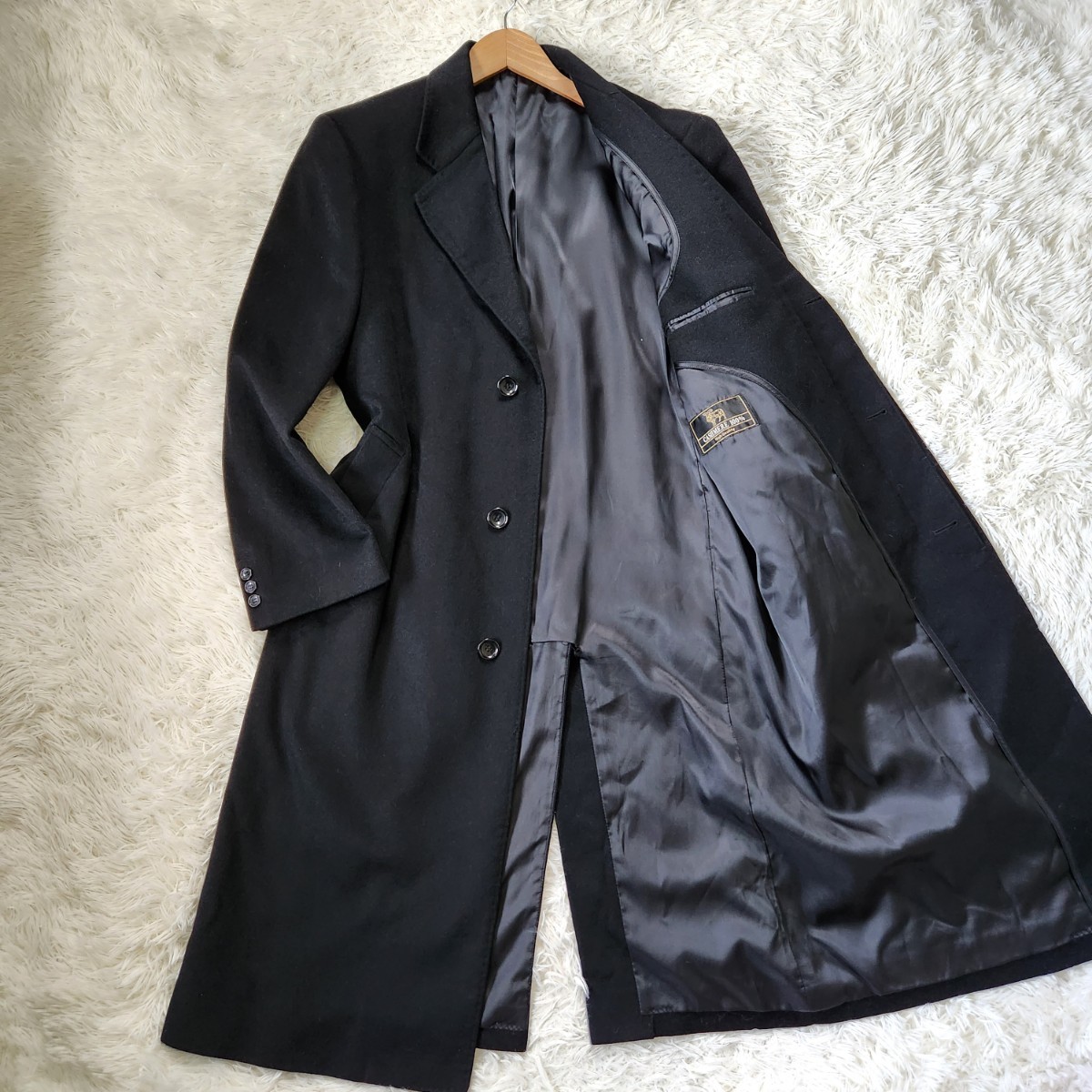 ジャケット・アウター uppi 美品 L パパス ゼニア カシミヤ100 キルティング ジャケット 茶