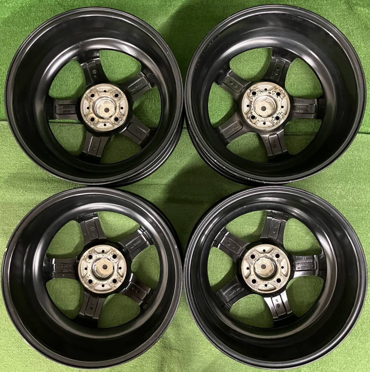 傷や汚れあり】☆STEALTH RACING ステルスレーシング K35 17インチ 4穴