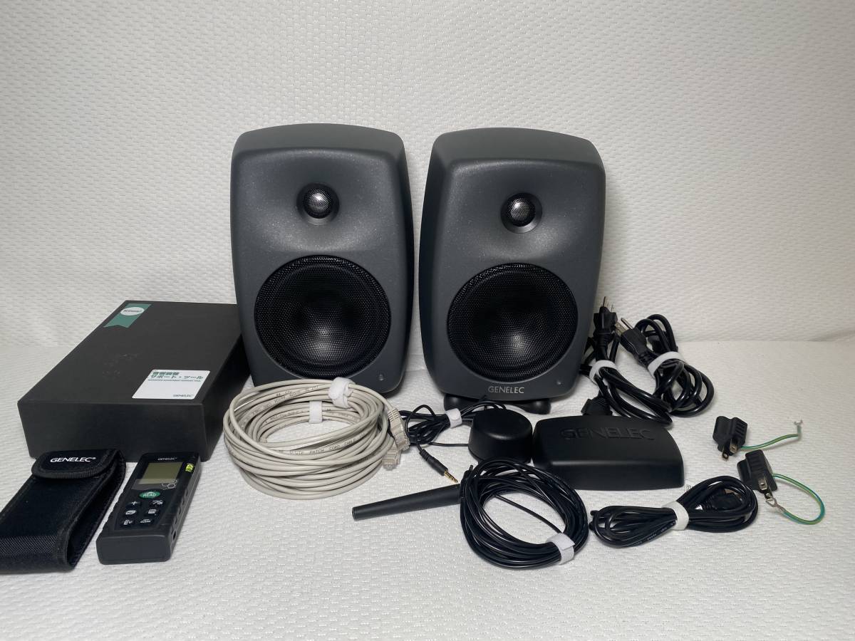 目立った傷や汚れなし】【美品】Genelec 8330A 2個セット GLM Kit