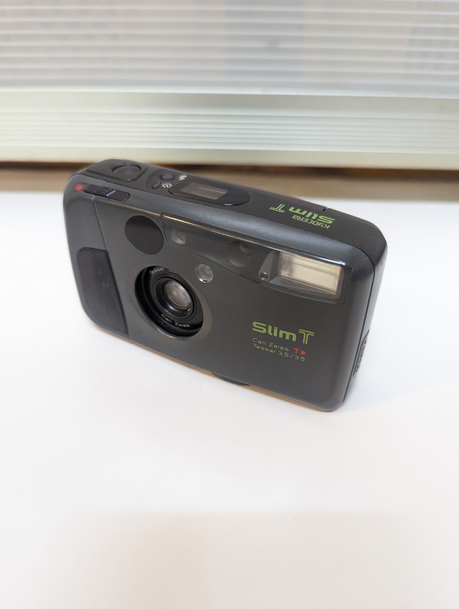 KYOCERA SlimT 京セラ コンパクトフィルムカメラ Carl zeiss T Tessar3
