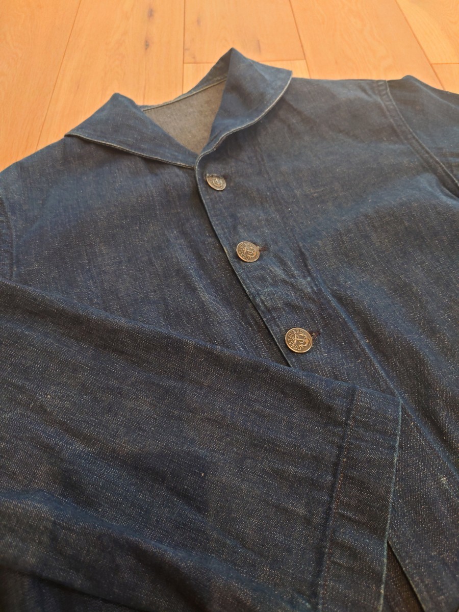 やや傷や汚れあり】スペシャル 40s ビンテージ USCG ショールカラー 