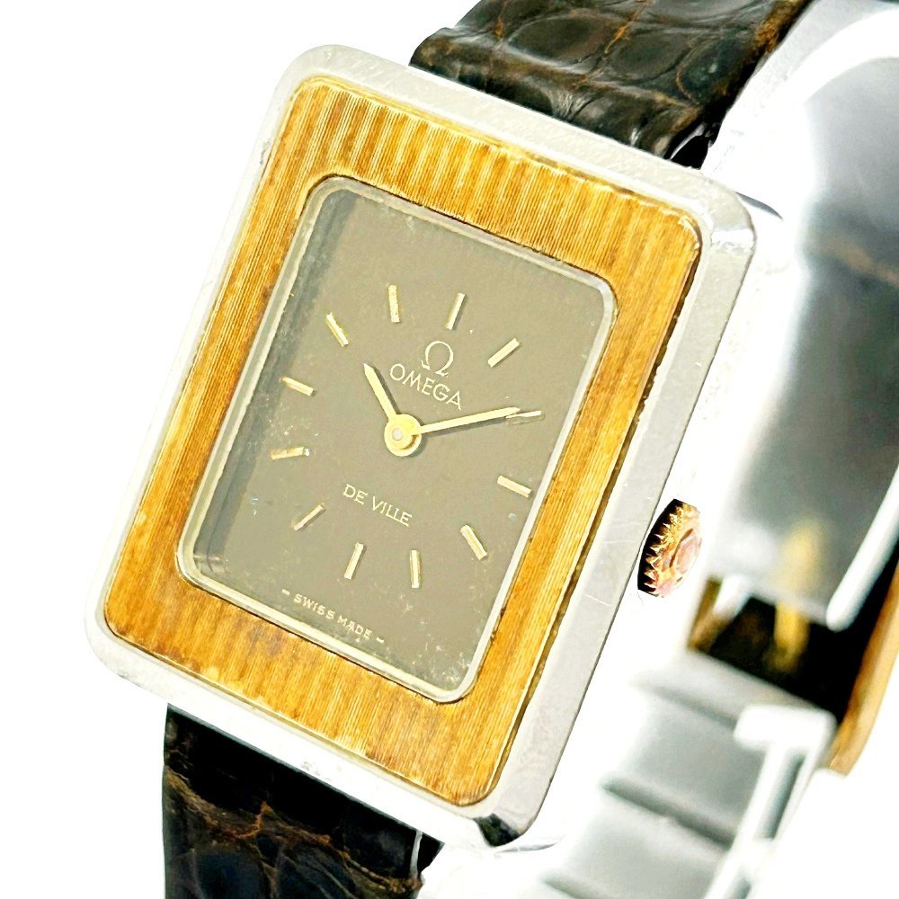 オメガ デビル OMEGA 手巻き 腕時計 1円スタート DE VILLE デヴィル 1