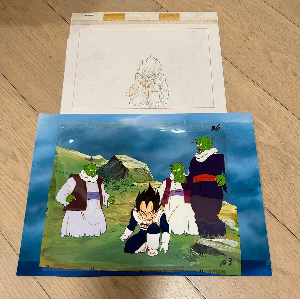セル画 価値 ドラゴンボールZ セル画 孫悟飯 直筆背景 動画