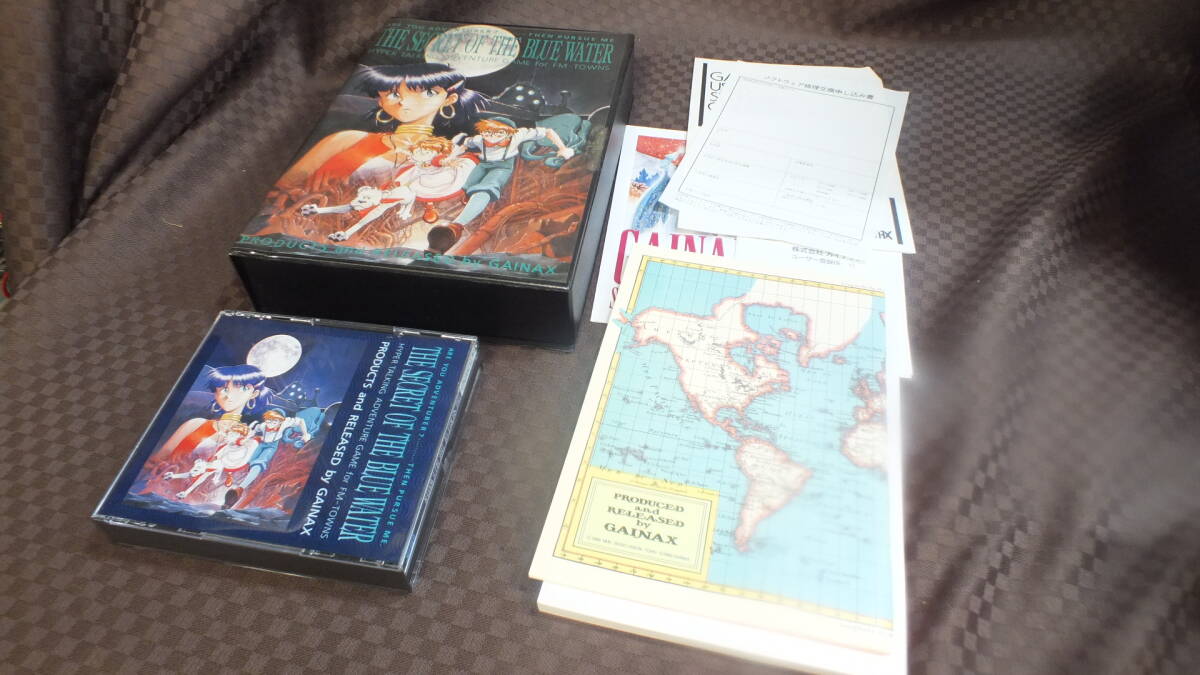 ふしぎの海のナディア FM-TOWNS CDーROM3枚組 GINAX