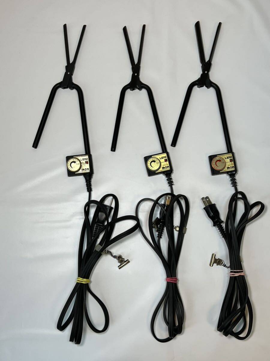 LENZ 丸8mm ヘアアイロン 通電確認済み