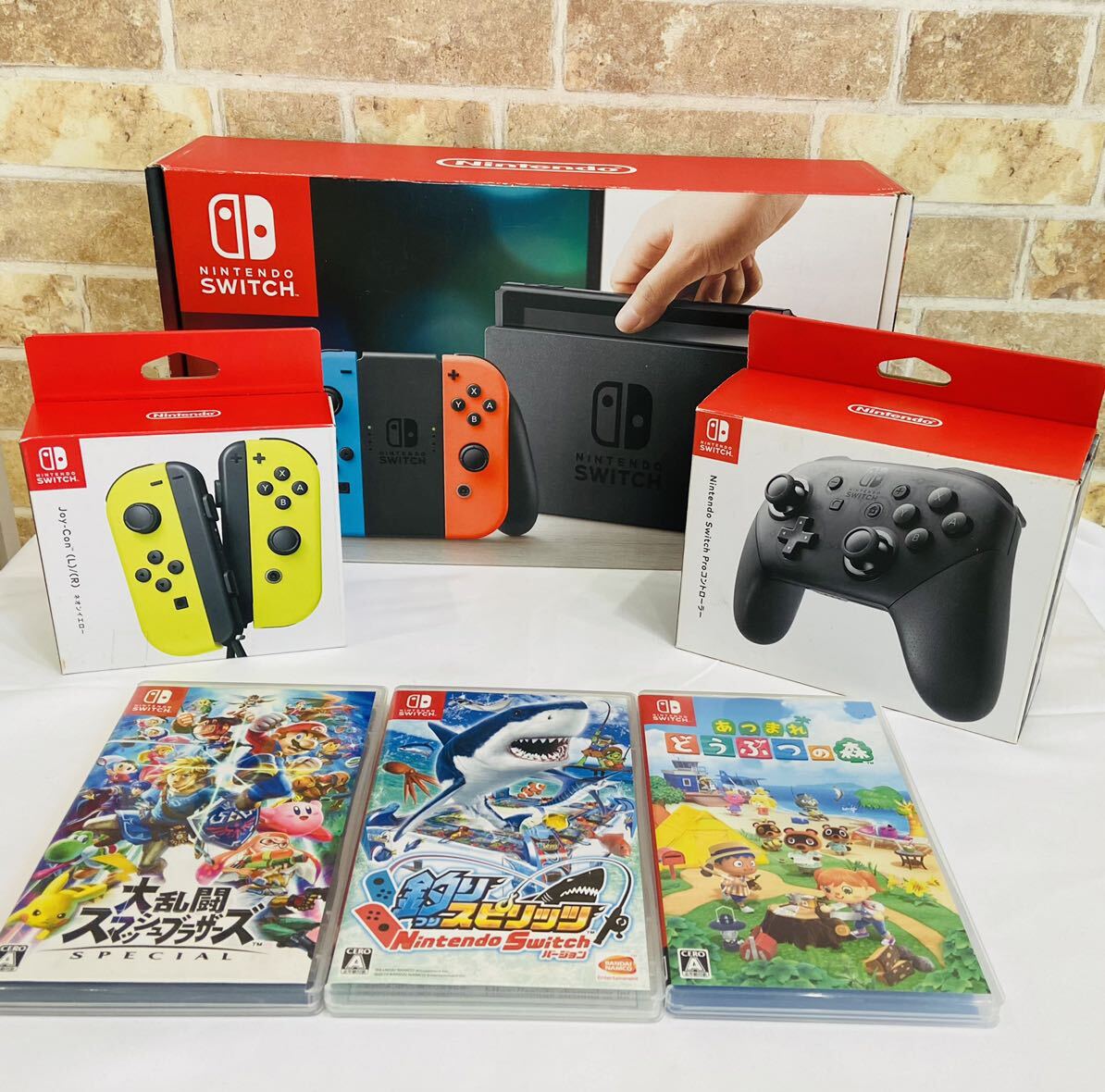 中古】Nintendo Switch Joy-Con(L)/(R) プロコン付（Nintendo Switch  