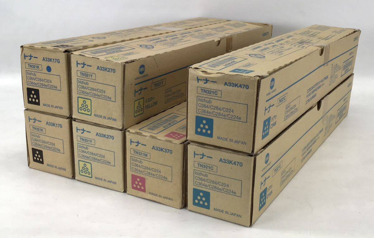 コニカミノルタトナー 未使用品 TN321 5本 未使用】【送料無料