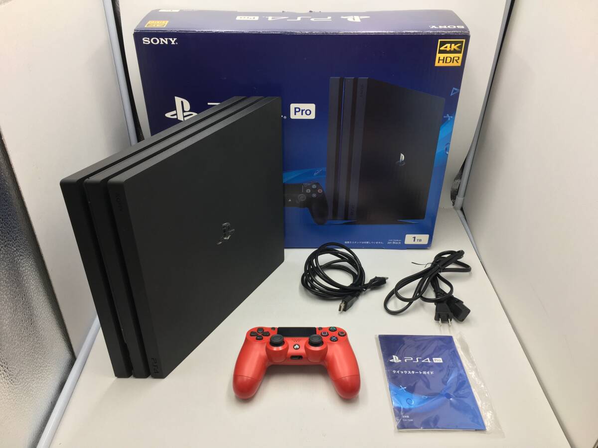 ☆動作良好☆PS4 本体 CUH-1100 ジェットブラック☆500GB☆説明書未 