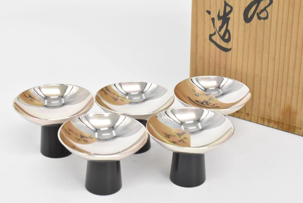 皇室御下賜品　三つ組盃　骨董　三つ組杯 皇室御下賜品 三つ組盃 骨董 三つ組杯 斬る