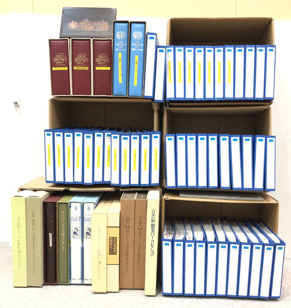 初日カバー（切手） ファイル入り10冊セット