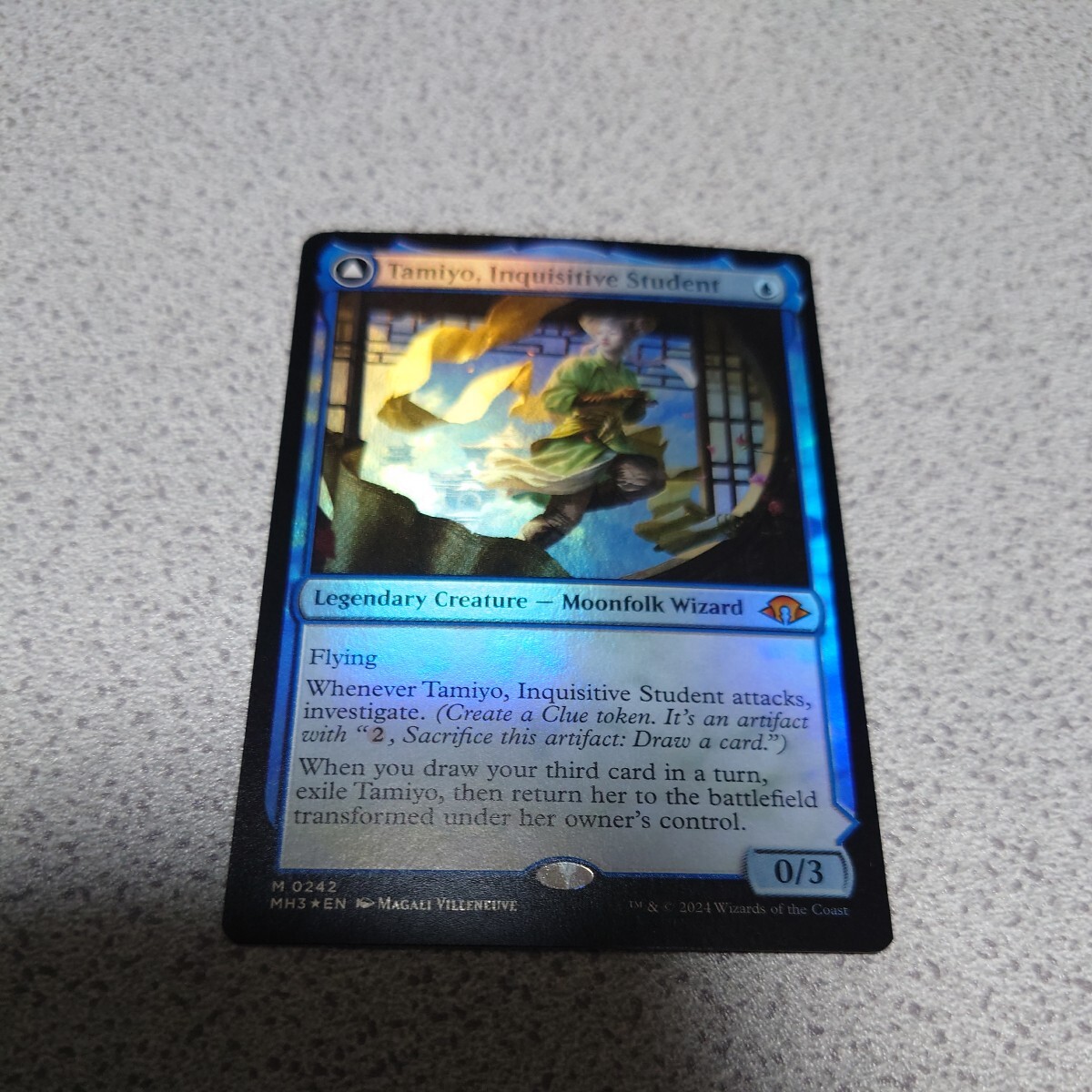 知りたがりの学徒、タミヨウテクスチャーfoil 英語