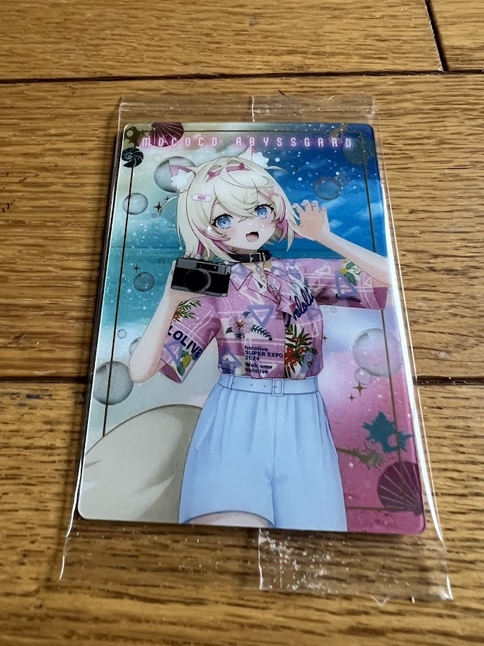 モココ 誕生日記念2024 数量限定ポストカード 直筆サイン ホロライブ