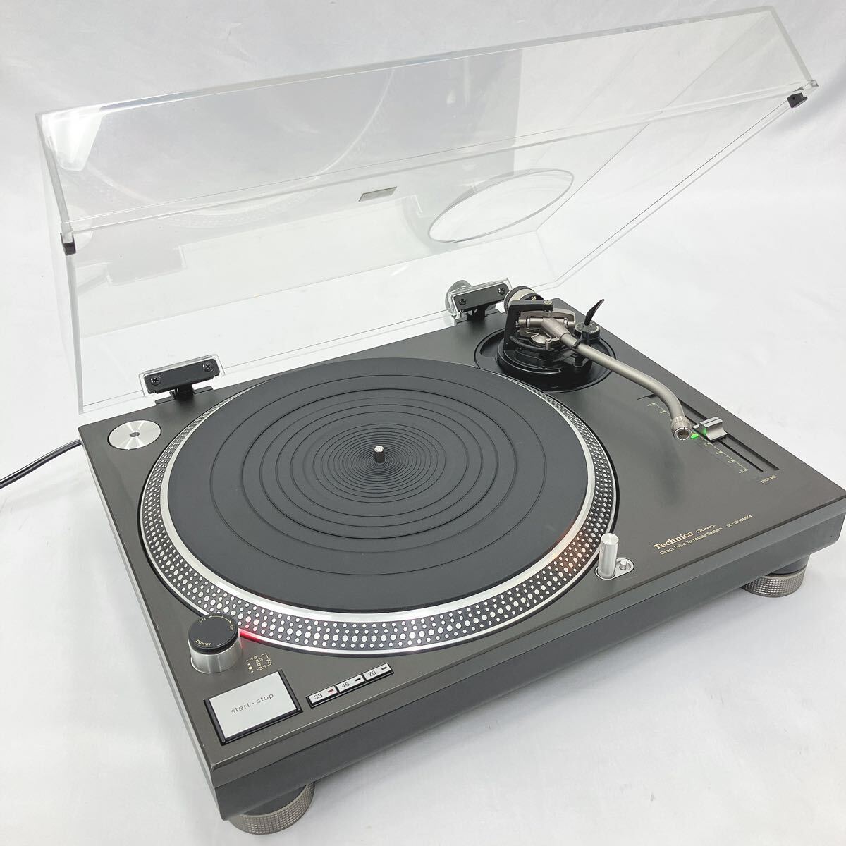 (年代物の為、ジャンク出品) Technics SL-1200MK3D SL-1200MK3D Technics Turntable DJ Silver Direct Player Japan