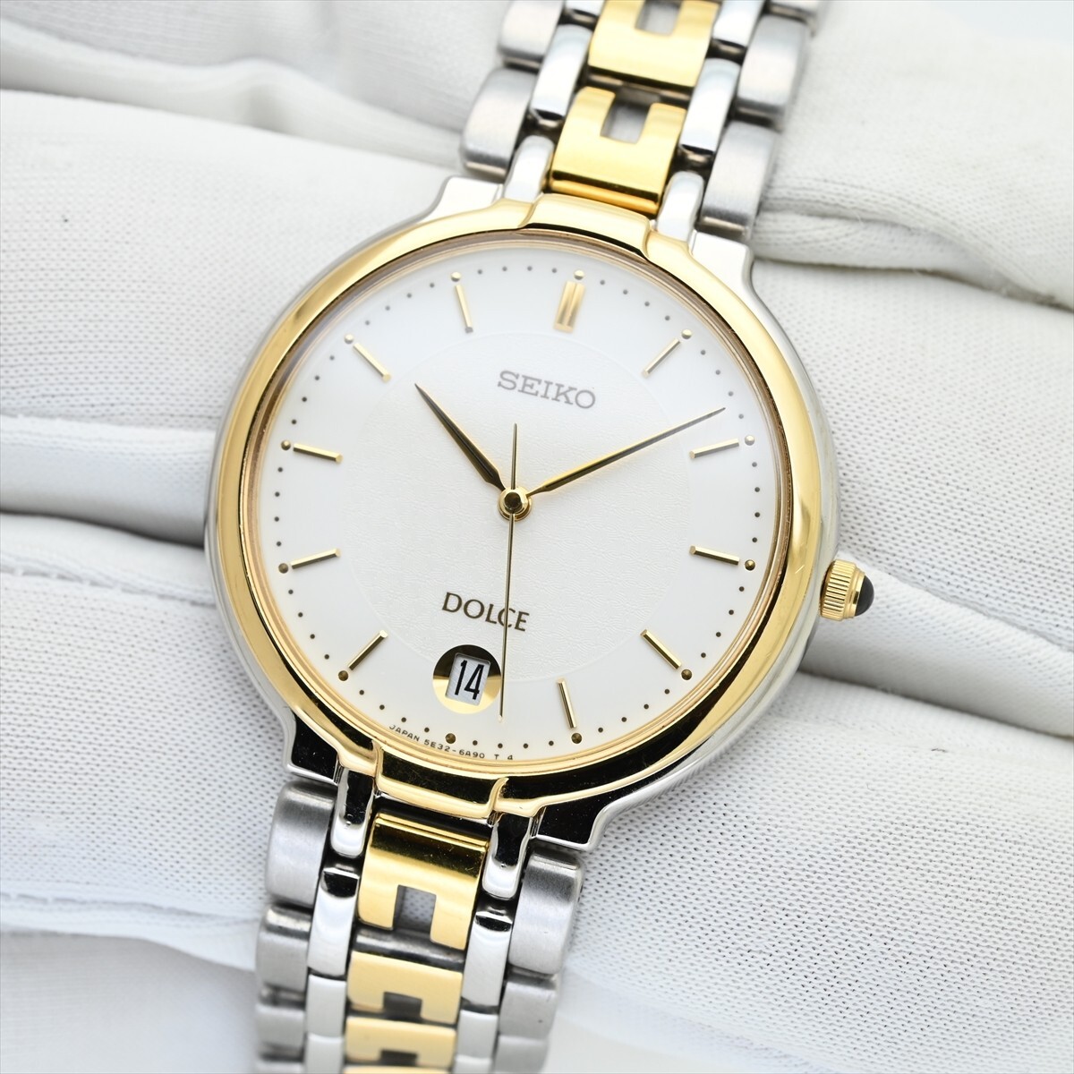 新品電池交換済 SEIKO セイコー DOLCE メンズ クォーツ 腕時計 新品電池交換済 SEIKO セイコー DOLCE メンズ クォーツ 腕時計