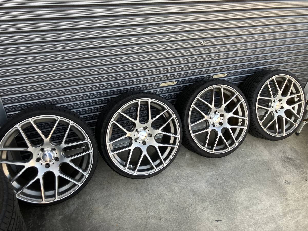 ワーク LS406 20インチ アグリ バリ山 8.5 9.5J WORK ホイール