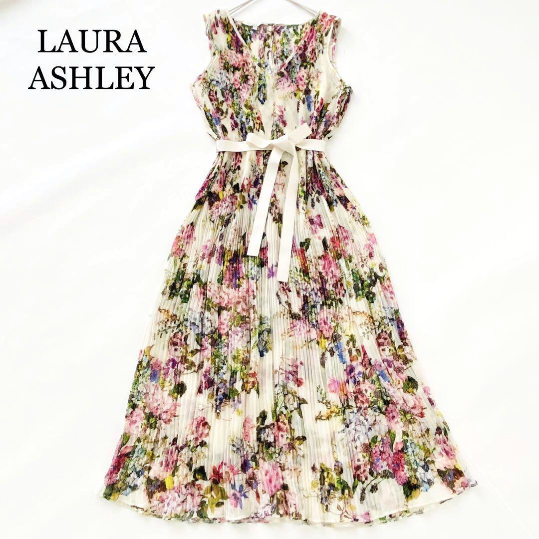 ✨美品✨LAURA ASHLEY小花柄 ロング ワンピース ノースリーブ 総柄 ✨美品✨LAURA ASHLEY小花柄 ロング ワンピース ノースリーブ 総