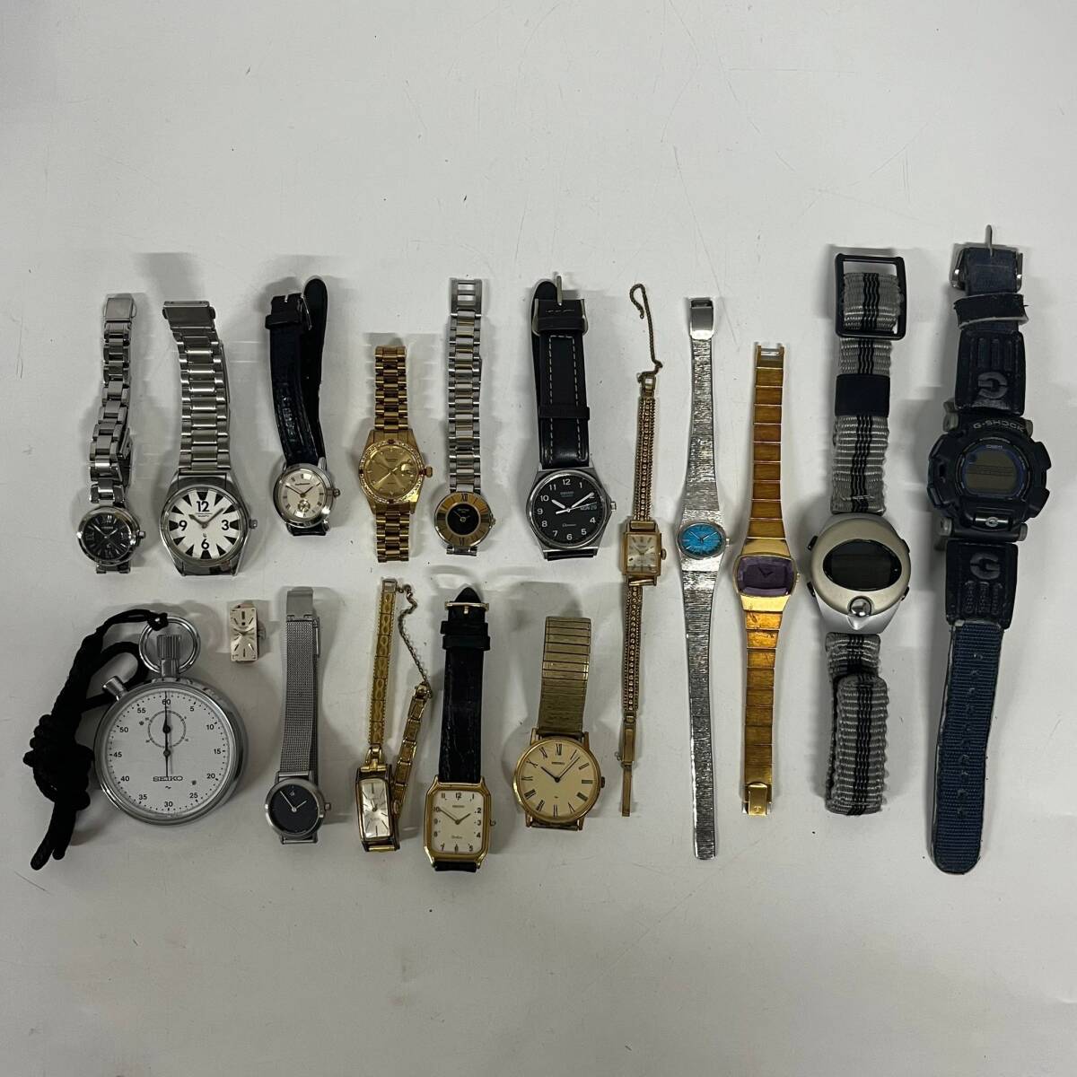 時計まとめて TECHNOS CITIZEN SEIKO CASIO 10点まとめて 作動未確認