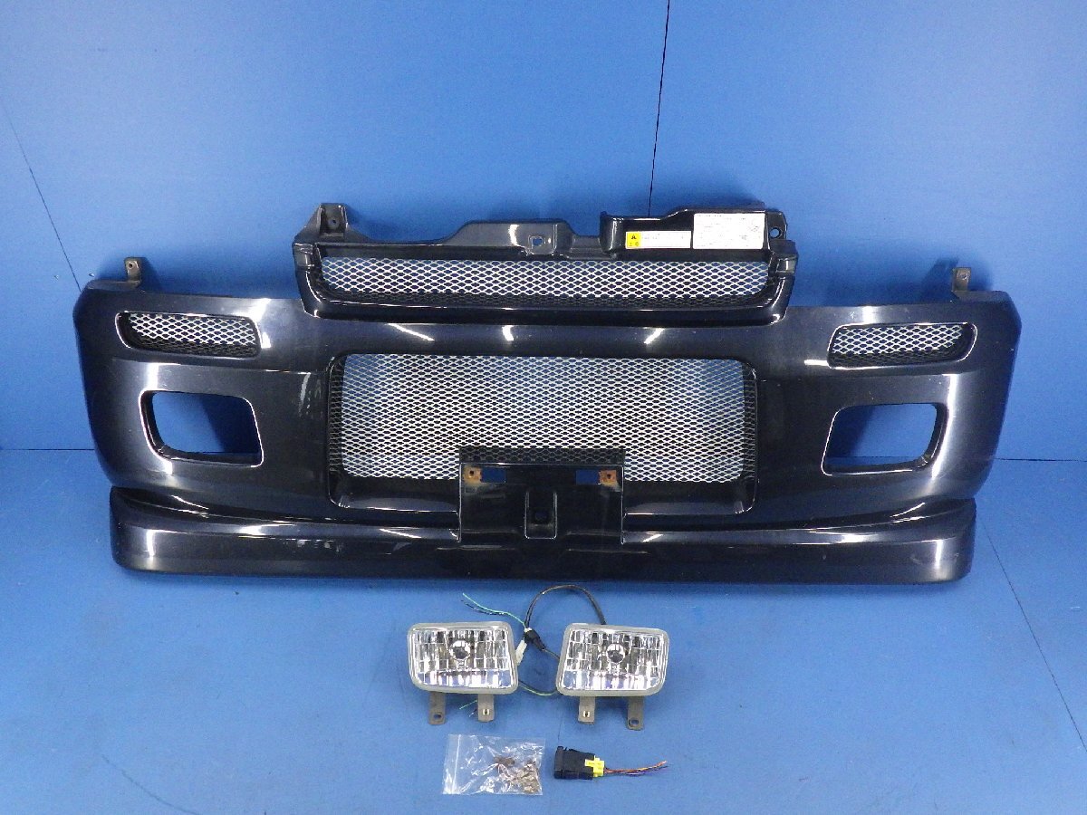 エブリDA62Wスズキスポーツエアロフロントバンパーフォグランプ着