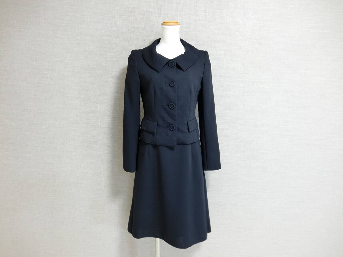 美品 フォクシー 清楚 ストレッチ ワンピース セットアップ