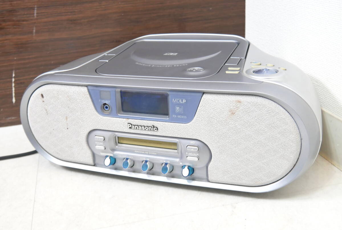 Panasonic パーソナルMDシステム RX-MDX80-S シルバー Panasonic パナソニック RX-MDX80-S シルバー パーソナルMDシステム （