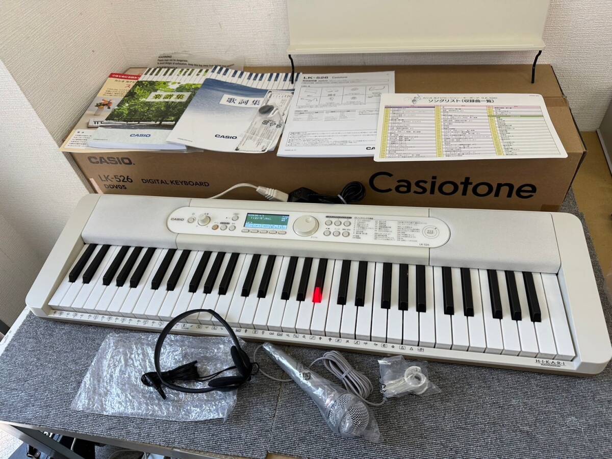美品】カシオ LK-526 デジタル キーボード CASIO LK-526 楽らく