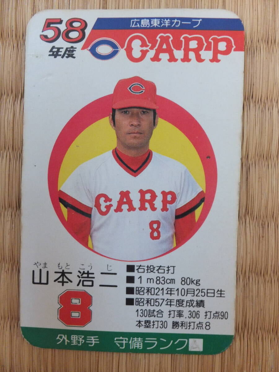 タカラプロ野球カードゲーム 昭和レトロ56年度 広島東洋カープ
