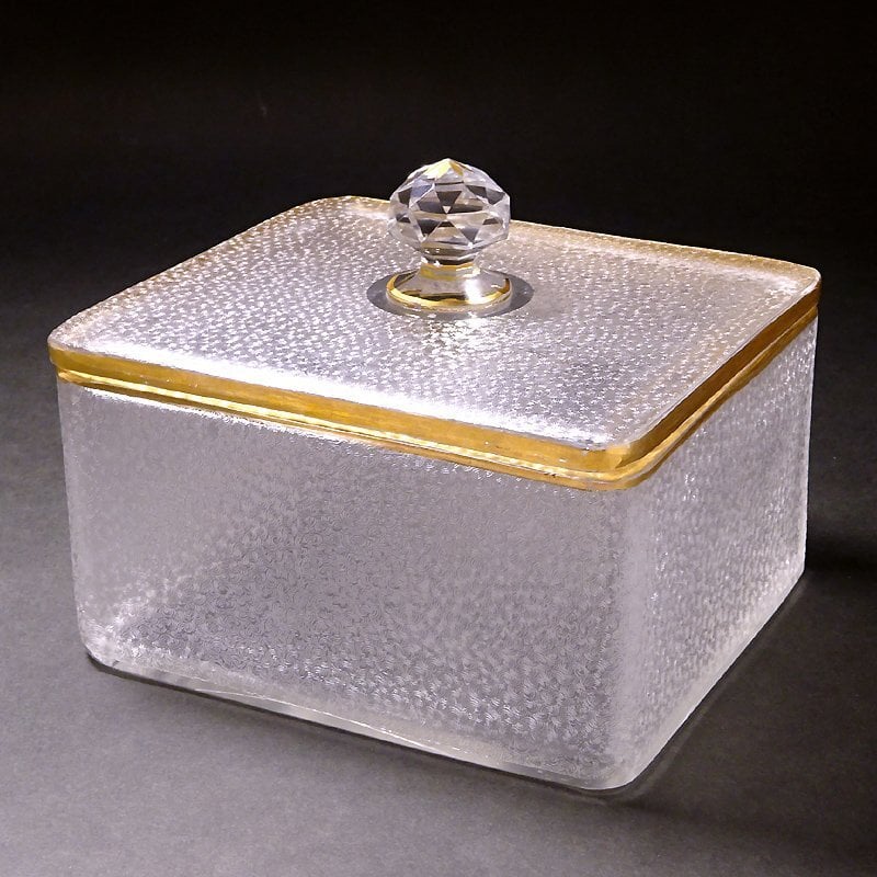 オールド・バカラ 春海商店特注 崩し市松紋 大型ピッチャー 水差し アンティーク オールド・バカラ 春海商店特注 崩し市松紋 大型ピッチャー 水差し