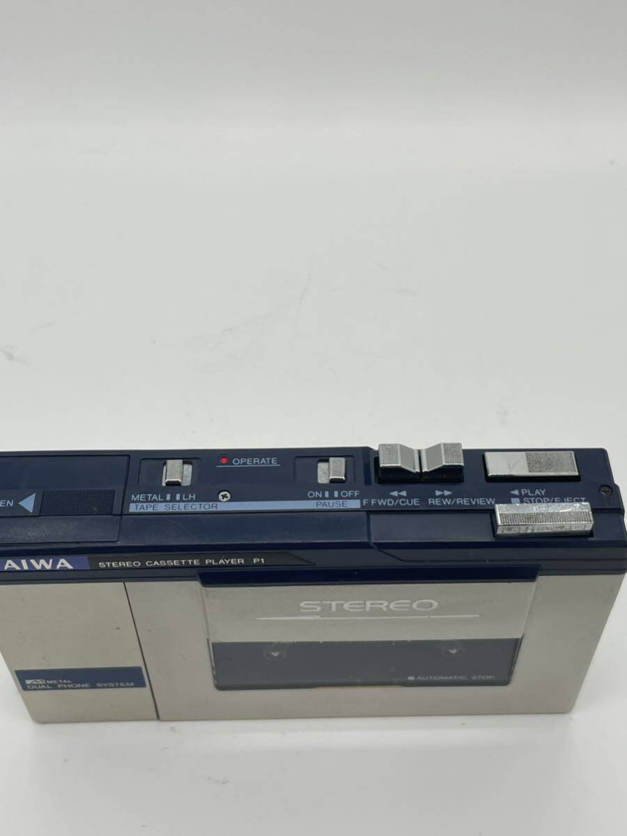 当時物・AIWA JX828 カセットプレーヤー 通電OK・アイワ 当時物・AIWA JX828 カセットプレーヤー おおい 通電OK・アイワ