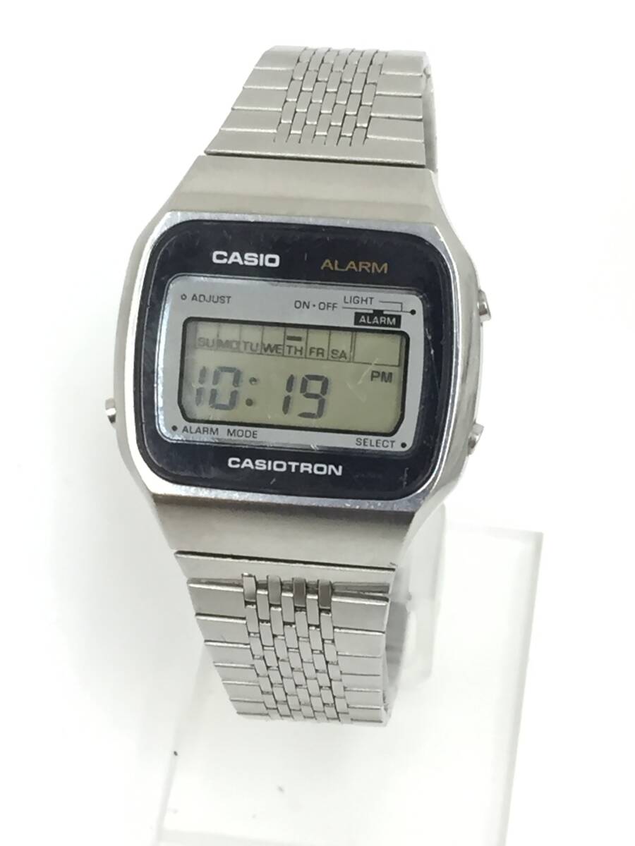 CASIO 低く カシオトロン 01-501 ブラック［タグ付き動作品]