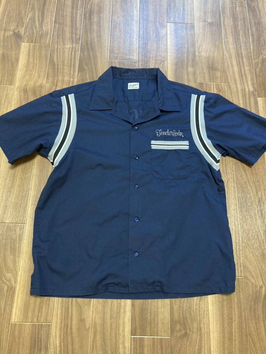 m*n様 TEMMYE ボウリングシャツ Lサイズ グレー黒