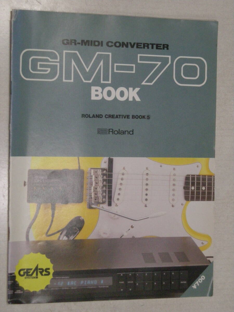 ギターシンセサイザー ROLAND GM-70（MIDIコンバーター）＋GK-1