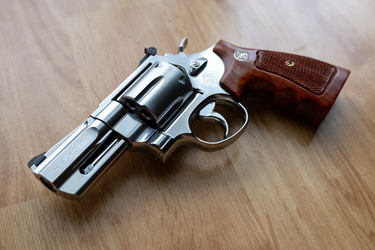 S&W M19 PC 3inch “K-Comp” HW Ver.3 モデルガン（タナカ