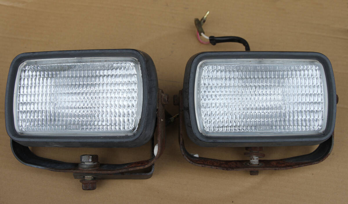 傷や汚れあり】12V ハロゲン球 作業灯 2個セット KNIGHT BEAM BL84-200
