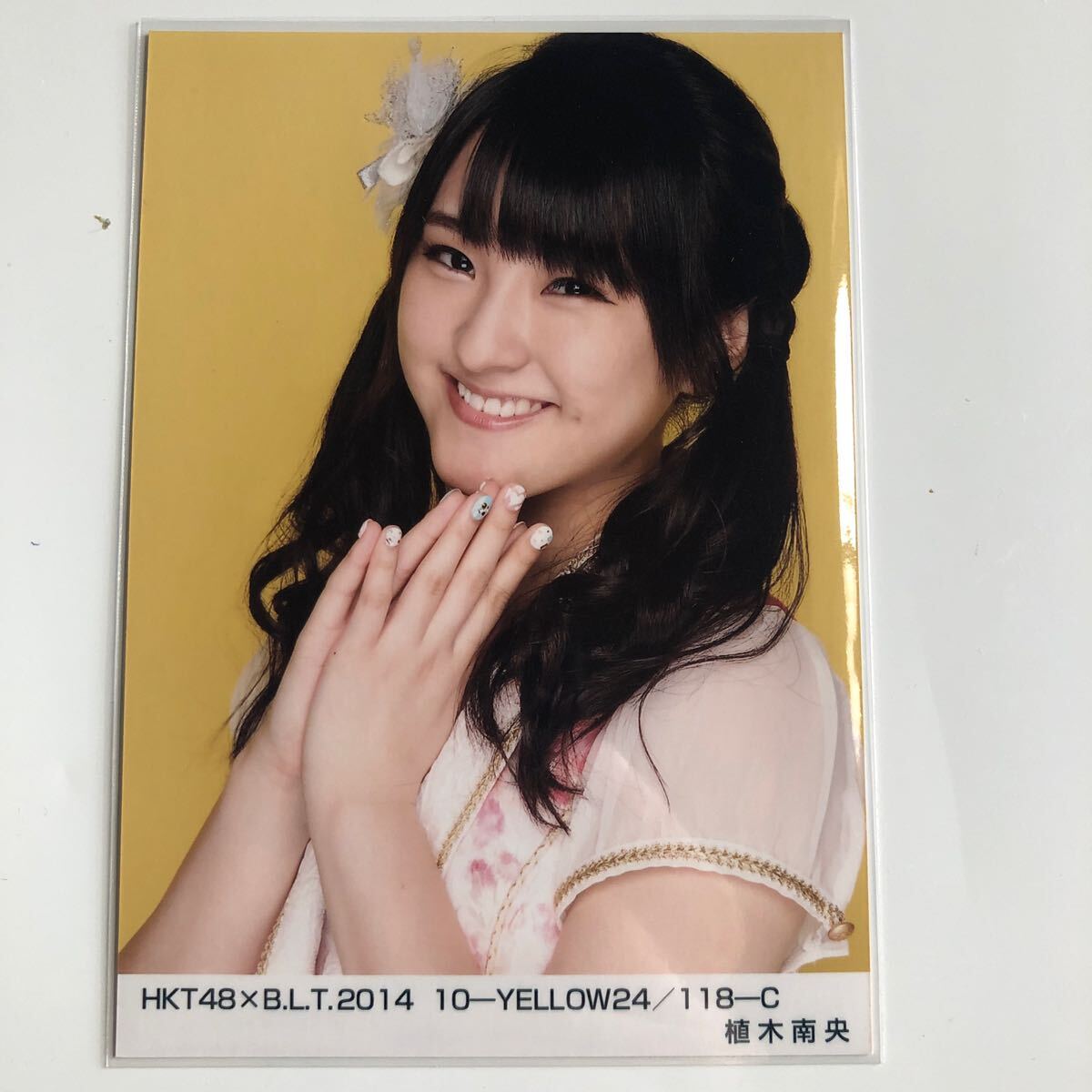 目立った傷や汚れなし】【直筆サイン】山本彩 生写真 L版 / NMB48