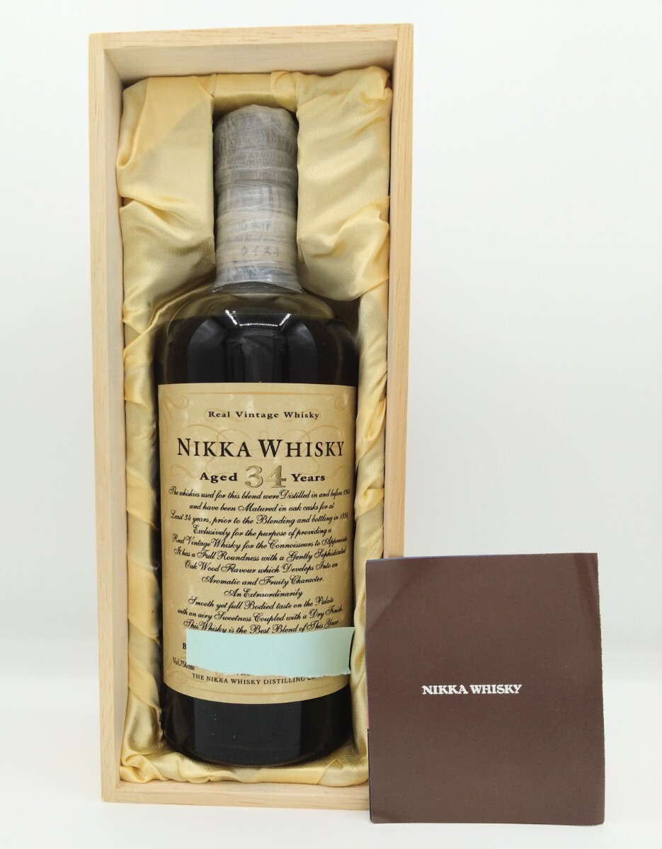 The Nikka Whisky ニッカウイスキー　34年 1999年製 ニッカ ウヰスキー 34年 1999年リリース 750ml/ 43% - 歌舞伎