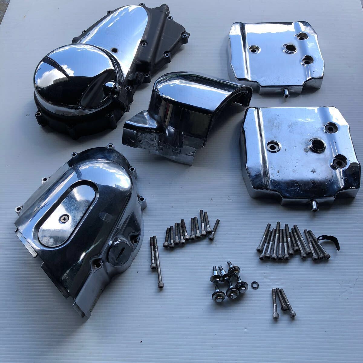 ＸＪＲ４００　メッキ　ヘッドカバー＋ガスケット/カスタムタイプ4HM XJR400 メッキ ヘッドカバー＋ガスケット/カスタムタイプ4HM