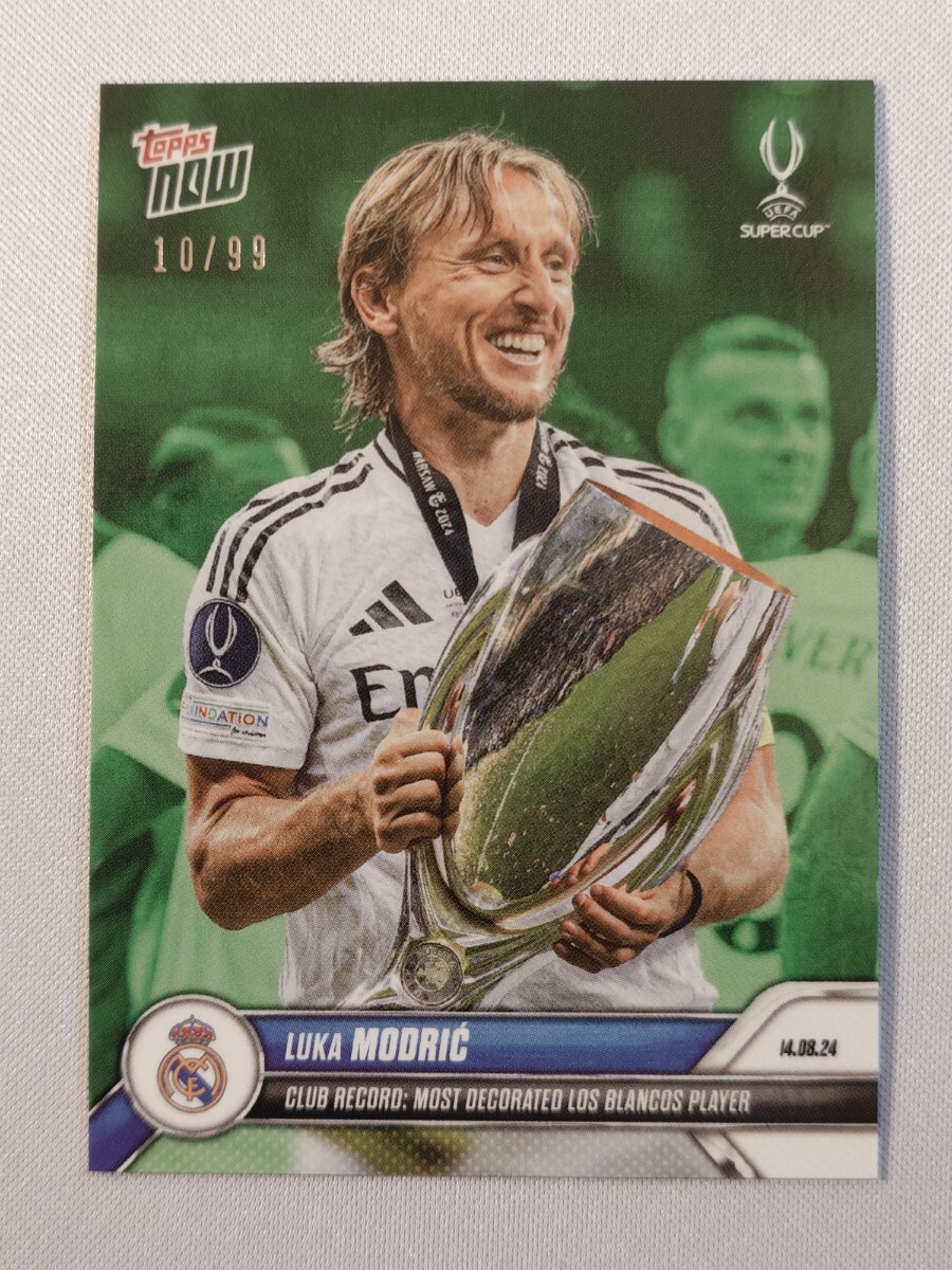 新品】ルカ・モドリッチ レアル・マドリード 直筆サインフォト/写真