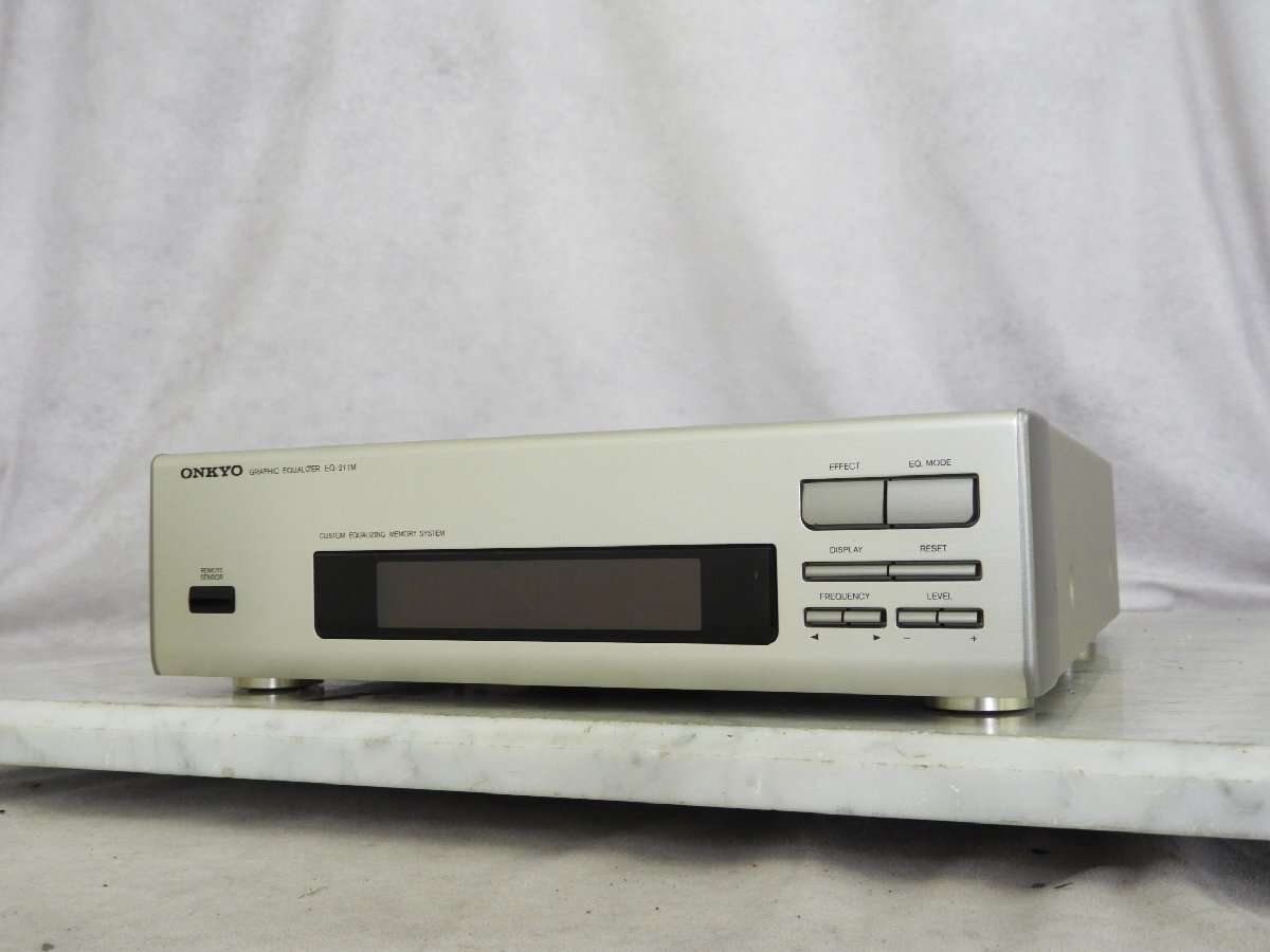 ONKYO INTEC205 グラフィックイコライザー EQ-205(S) W070 ONKYO EQ