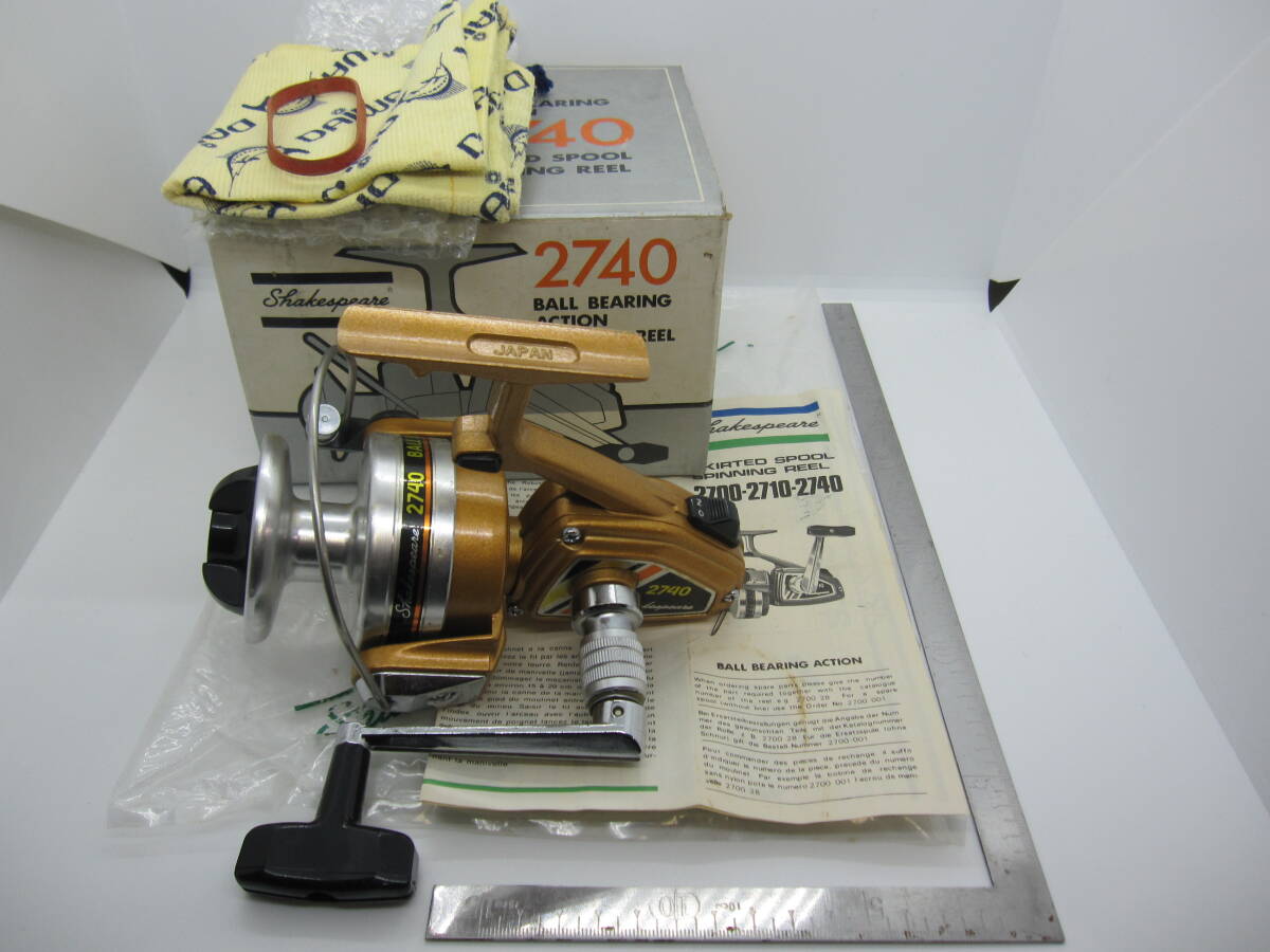 Shakespeare BALL BEARING ACTION SPINNING REEL 2740 シェイクスピア ボールベアリング アクション スピニング リール 2740 未使用】Shakespeare BALL BEARING ACTION SPINNING REEL 2740