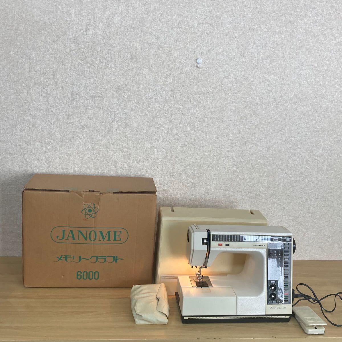 美品】JANOME ジャノメ JANOME JN-51 コンピュータミシン ホワイト系  