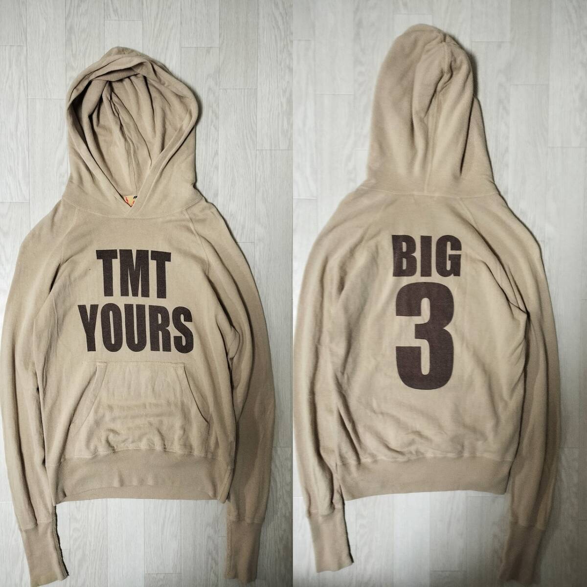 木村拓哉着用 TMT retrospect パーカー BIG3 木村拓哉着用！ TMT BIG3 プルオーバーパーカー フーディー XL
