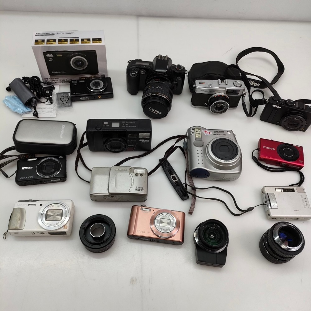 Canon Nikon Tamron MINOLTA 他 レンズ カメラ　まとめ Canon Nikon MINOLTA デジタルカメラ フィルムカメラ まとめ