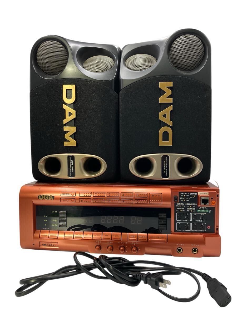 未使用 DAMスピーカー　DDS-910ll 2本セット 未使用 DAMスピーカー DDS-910ll 2本セット 中古のDAM カラオケ