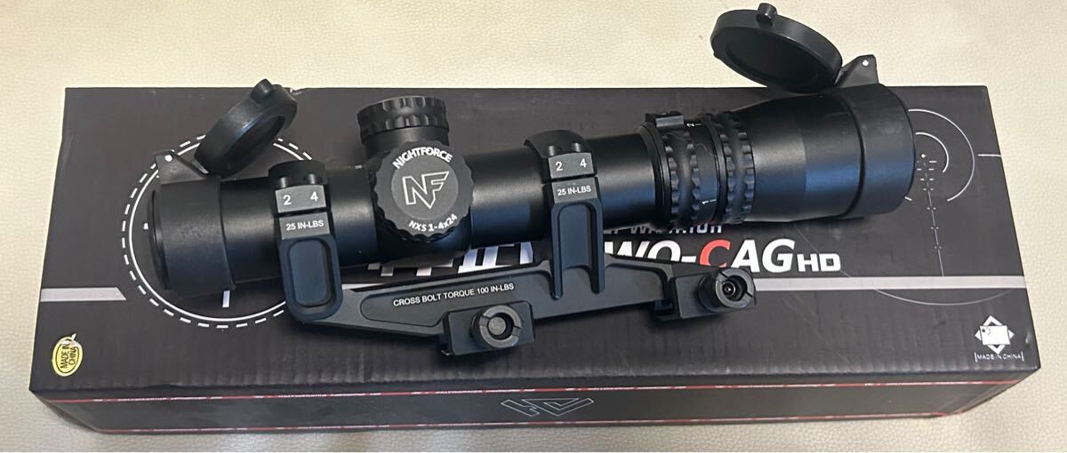 目立った傷や汚れなし】Holy Warrior NightForce NXS 1-4 x 24