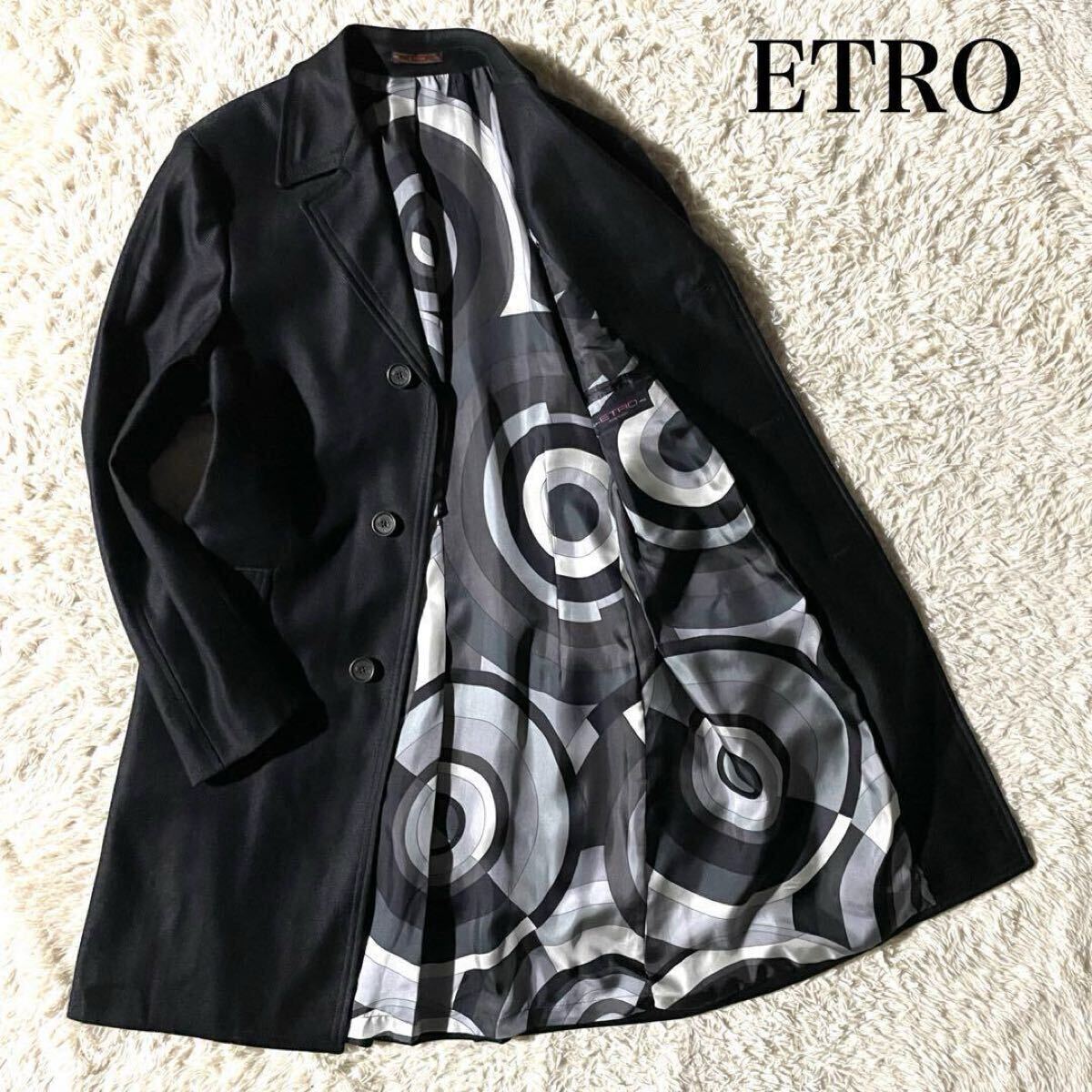 ARMANI COLLEZIONI チェスター ヘリンボーン（美品ARMANI