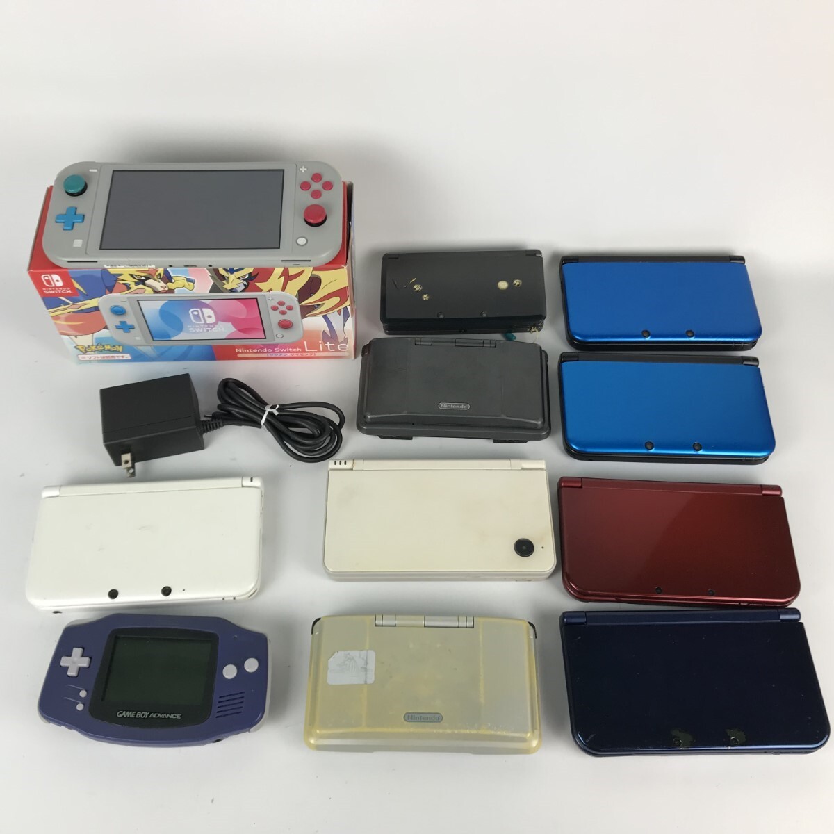 ゲームボーイアドバンス ミルキーブルー 箱付き GBA本体 GAMEBOY