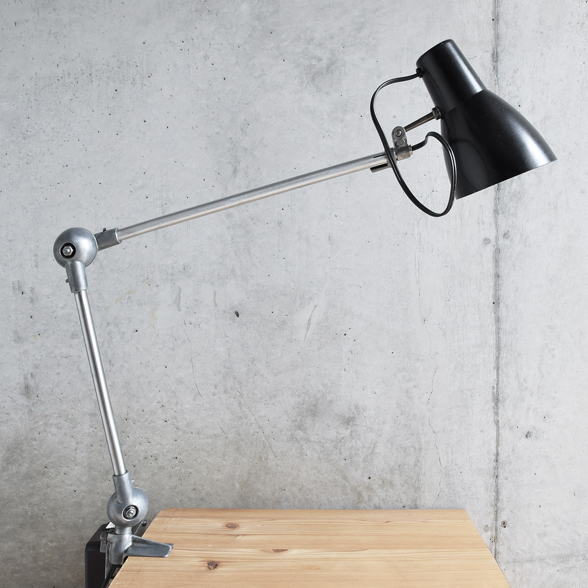 GRAS ウォールランプ インダストリアルランプ No214 ウォールライト ライト アンティーク 工業用照明 グラスランプ フランス 工場 No214黒 GRAS Lamp No.214 ウォールランプ : デザイナーズ家具専門店