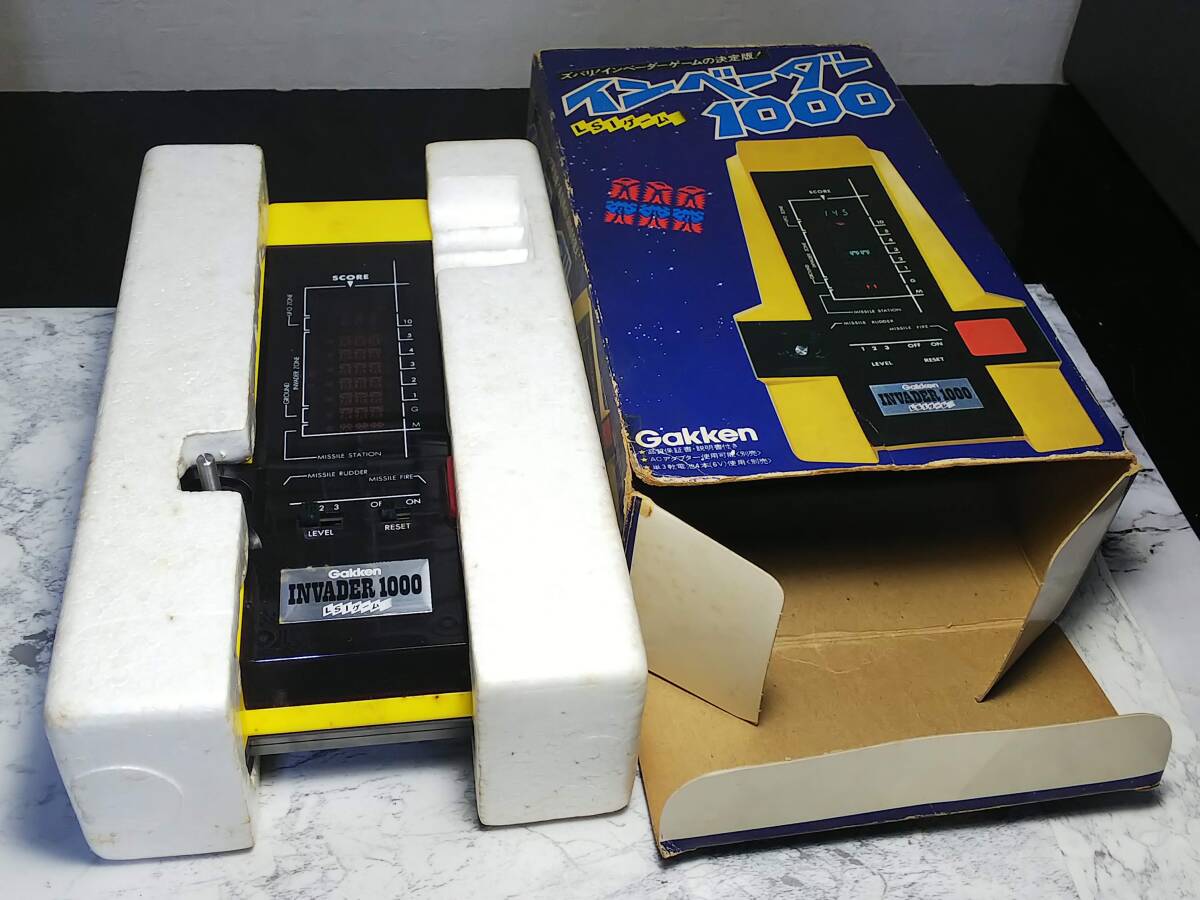 学研 ガッケンLSIゲーム インベイダー1000 ACアダプター付きレトロ